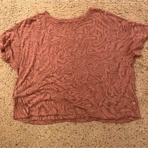 Lululemon See-through crop top